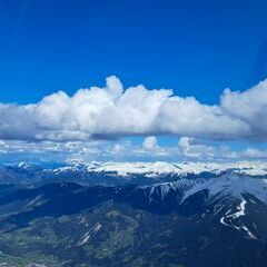 Flugwegposition um 14:25:42: Aufgenommen in der Nähe von Gemeinde Terfens, Österreich in 2572 Meter